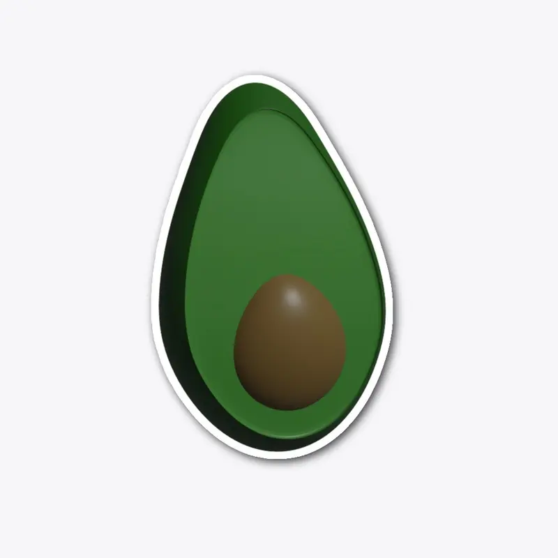 Avocado Sticker